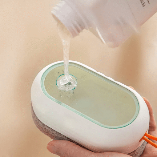 Non Stick Kitchen cleaning  Brush with soap Dispensing - Image 3