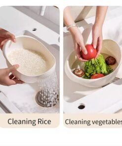 Drilled rice basket