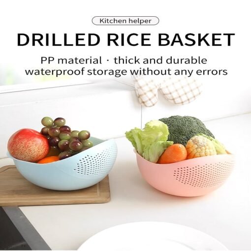 Drilled rice basket - Image 5